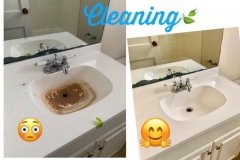 Sink Before and After